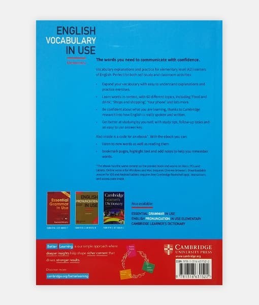 English Vocabulary In Use Elementary   English Vocabulary In Use Elementary 